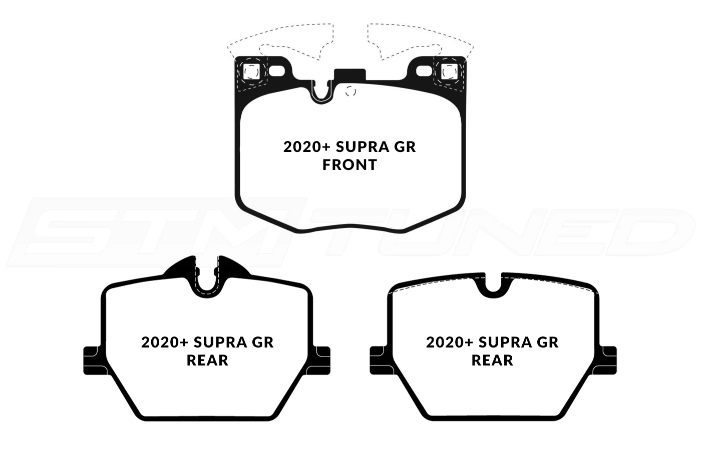 EBC Yellowstuff Brake Pads for 2020+ Supra GR - Image 3