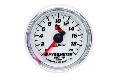 EGT Temperature: 0-2000°F - C2 Stepper Motor Gauge (2 1/16")
