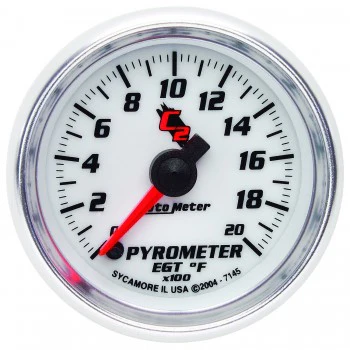 EGT Temperature: 0-2000°F - C2 Stepper Motor Gauge (2 1/16") - Image 2