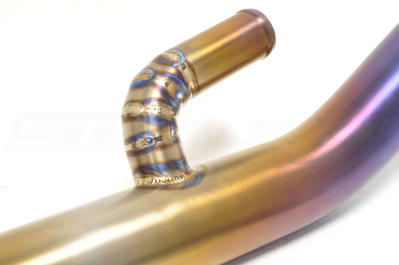 ETS Lower Intercooler Piping Kit (Burned Titanium) for Evo X - Image 4