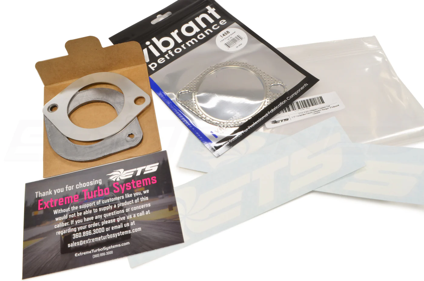 ETS Exhaust Adapter Gasket Kit for Evo 7/8/9/X (GSK-002) - Image 3