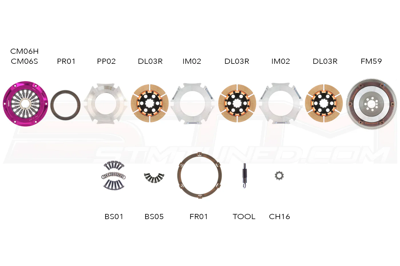 EXEDY Triple Cerametallic Clutch Kit for Evo X - Image 6