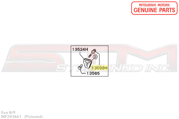 Mitsubishi Exhaust Hanger (D) - Evo 8/9 - Image 5