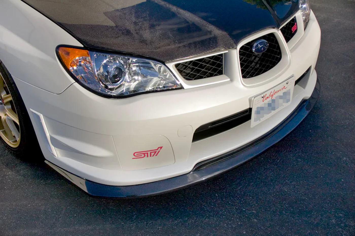 APR Carbon Fiber Front Lip for 06-07 STi (FA-896006) - Image 2