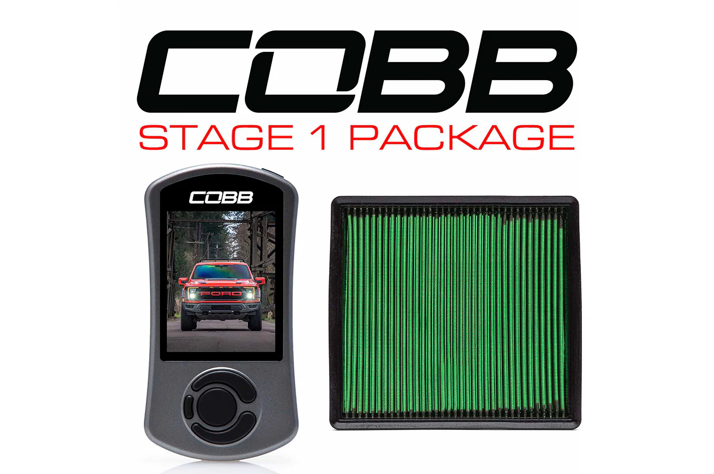 COBB Stage 1 Power Package with TCM for 2021-2022 F150 Raptor (FOR0100010)