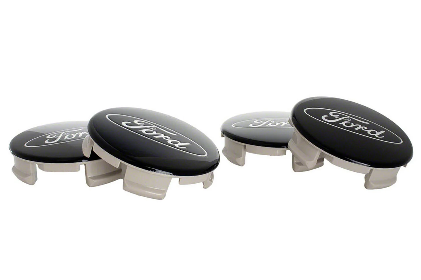 Ford Performance Black and Chrome Wheel Center Cap for F150 Raptor (M-1096K-BCT) - Image 2