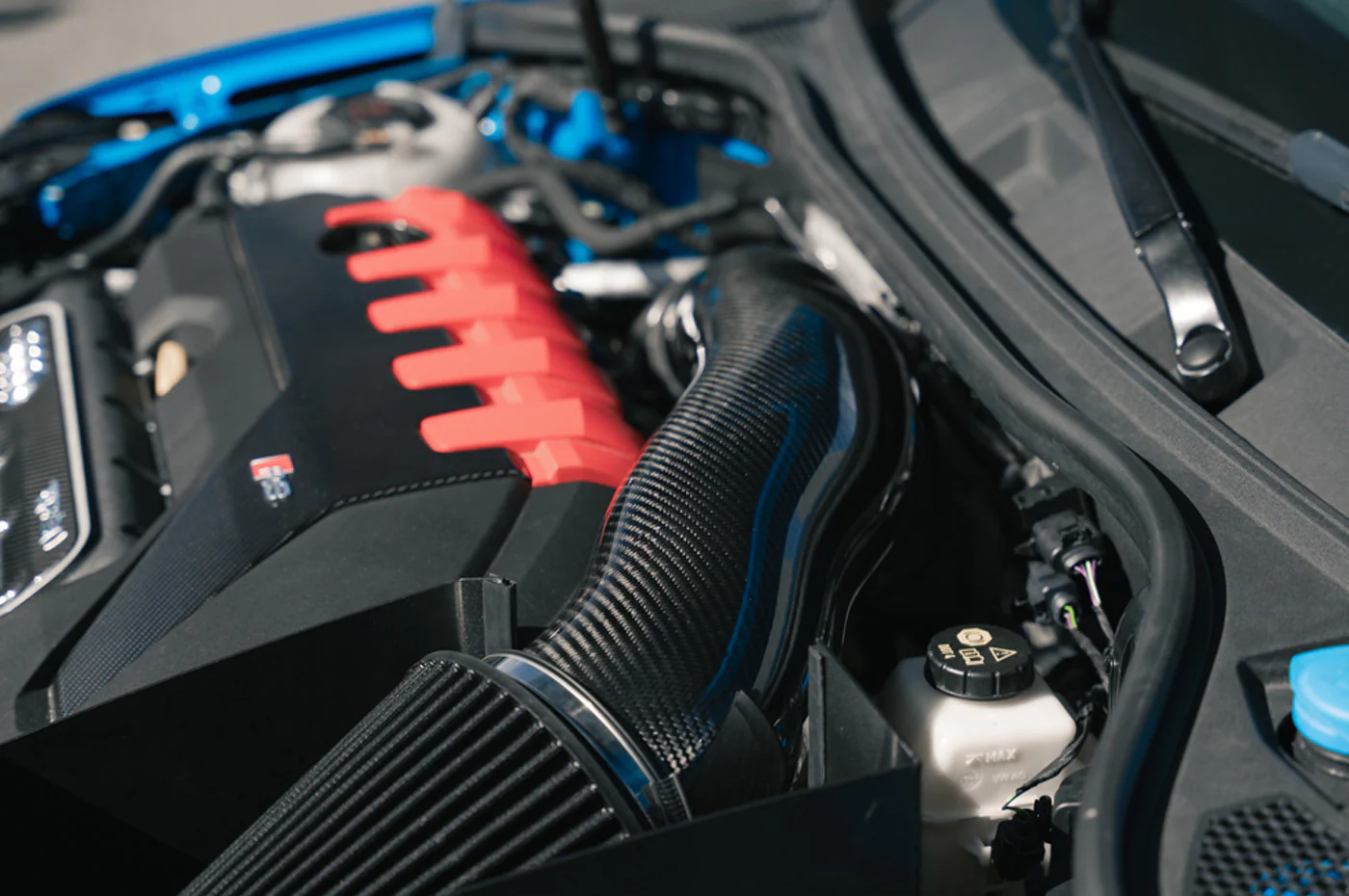 Forge Motorsport Carbon Fiber Induction Kit for 2015+ Audi RS3 (FMINDK47) - Image 5