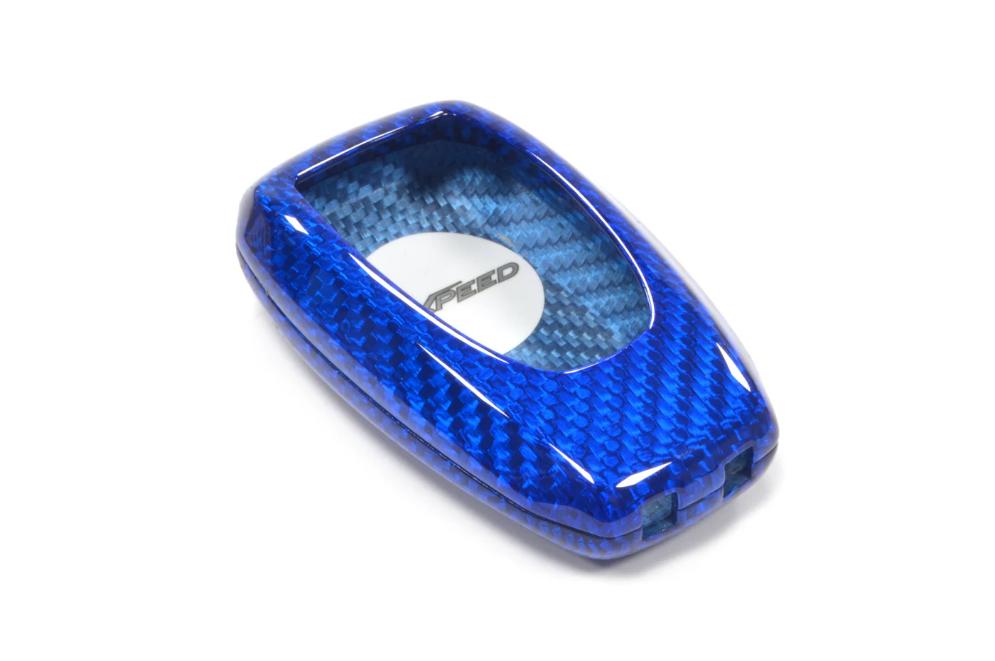 Rexpeed Blue Carbon Fiber Key FOB for 2022+ WRX/BRZ (FR58B)