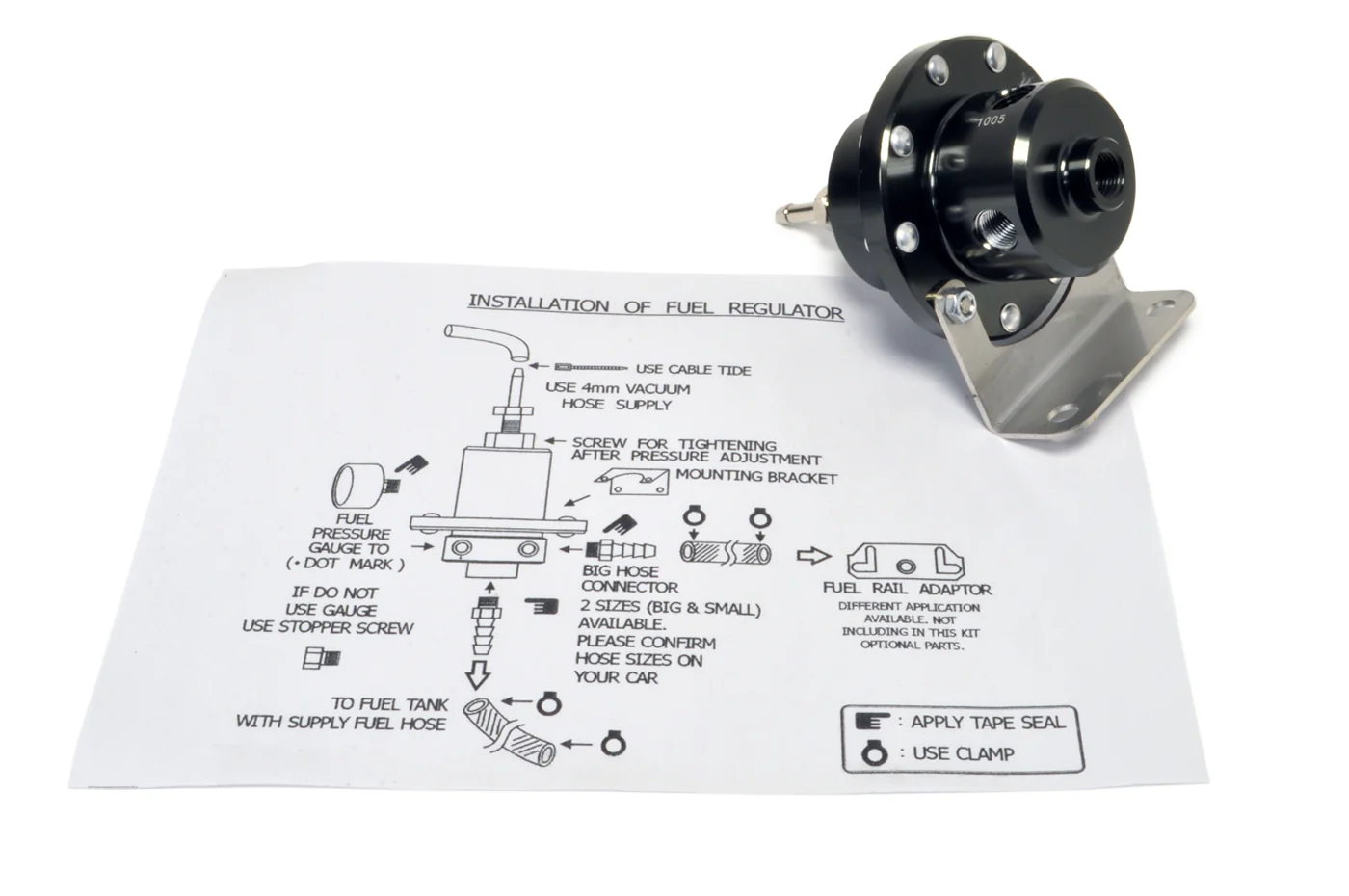 NRG Double Diaphragm Fuel Pressure Regulator (FRG-200-BC) *Unavailable* - Image 3