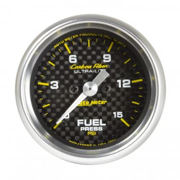 Fuel Pressure: 0-15 PSI - Carbon Fiber Stepper Motor - Image 2