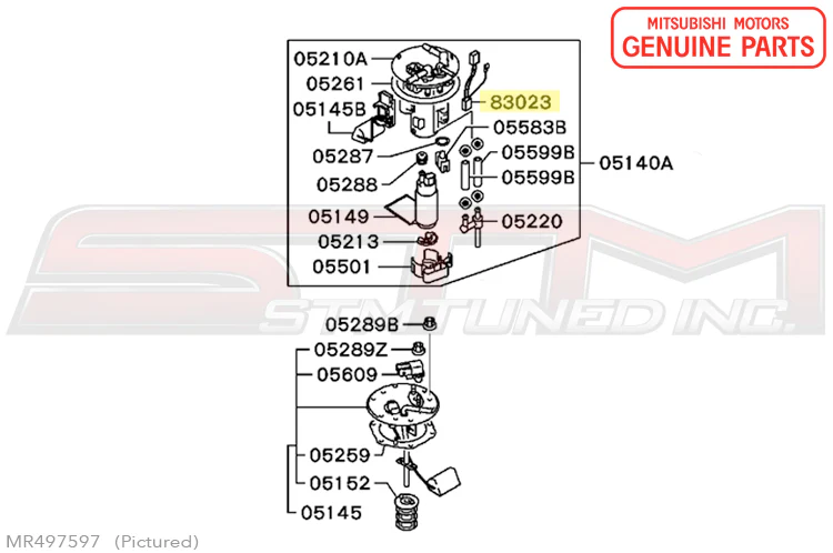 Mitsubishi Fuel Pump Harness - Evo 7/8/9 - Image 3