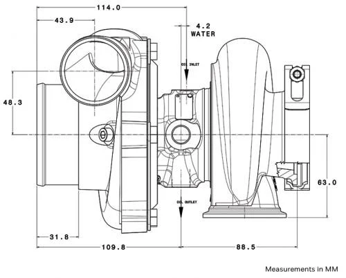 Garrett GTX2860R GEN II (200-475 HP) - Image 2