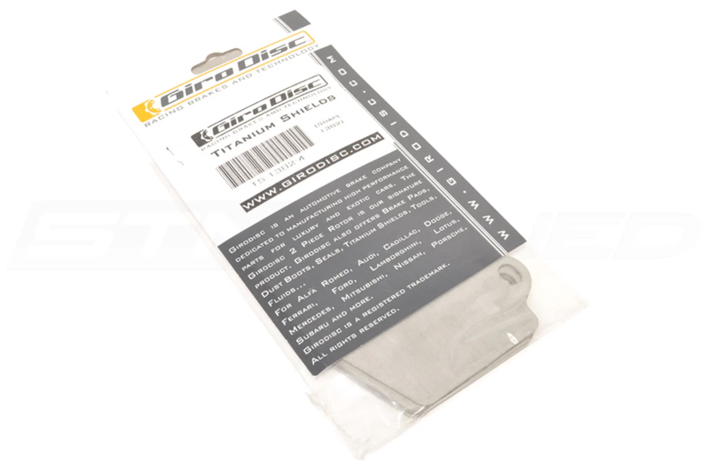 Girodisc Titanium Front Pad Shields for R35 C7 488 (TS-1382) - Image 5