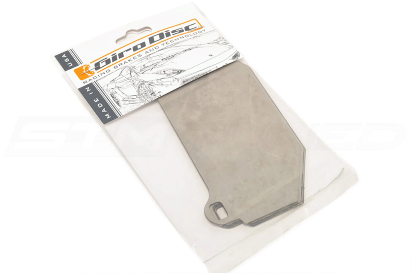 Girodisc Titanium Brake Pad Shields for Subaru STi - Image 12