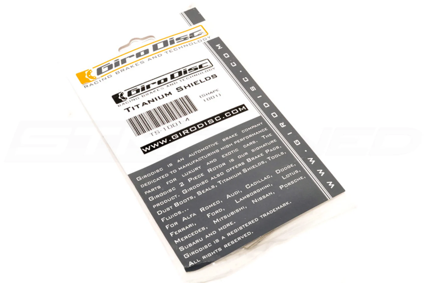 Girodisc Titanium Brake Pad Shields for Subaru STi - Image 13