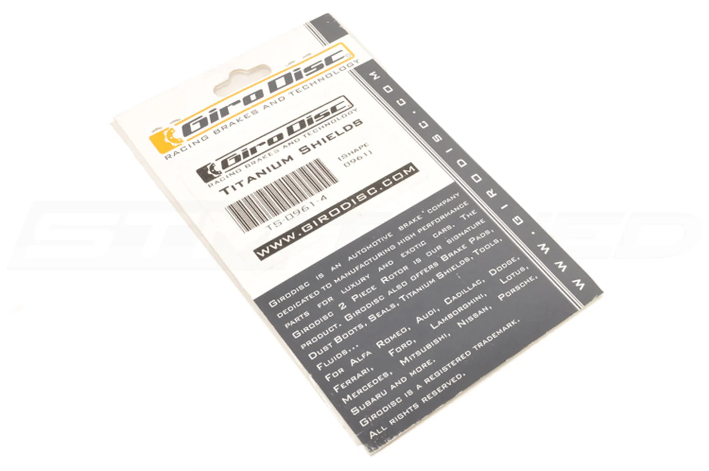 Girodisc Titanium Brake Pad Shields for Subaru STi - Image 18