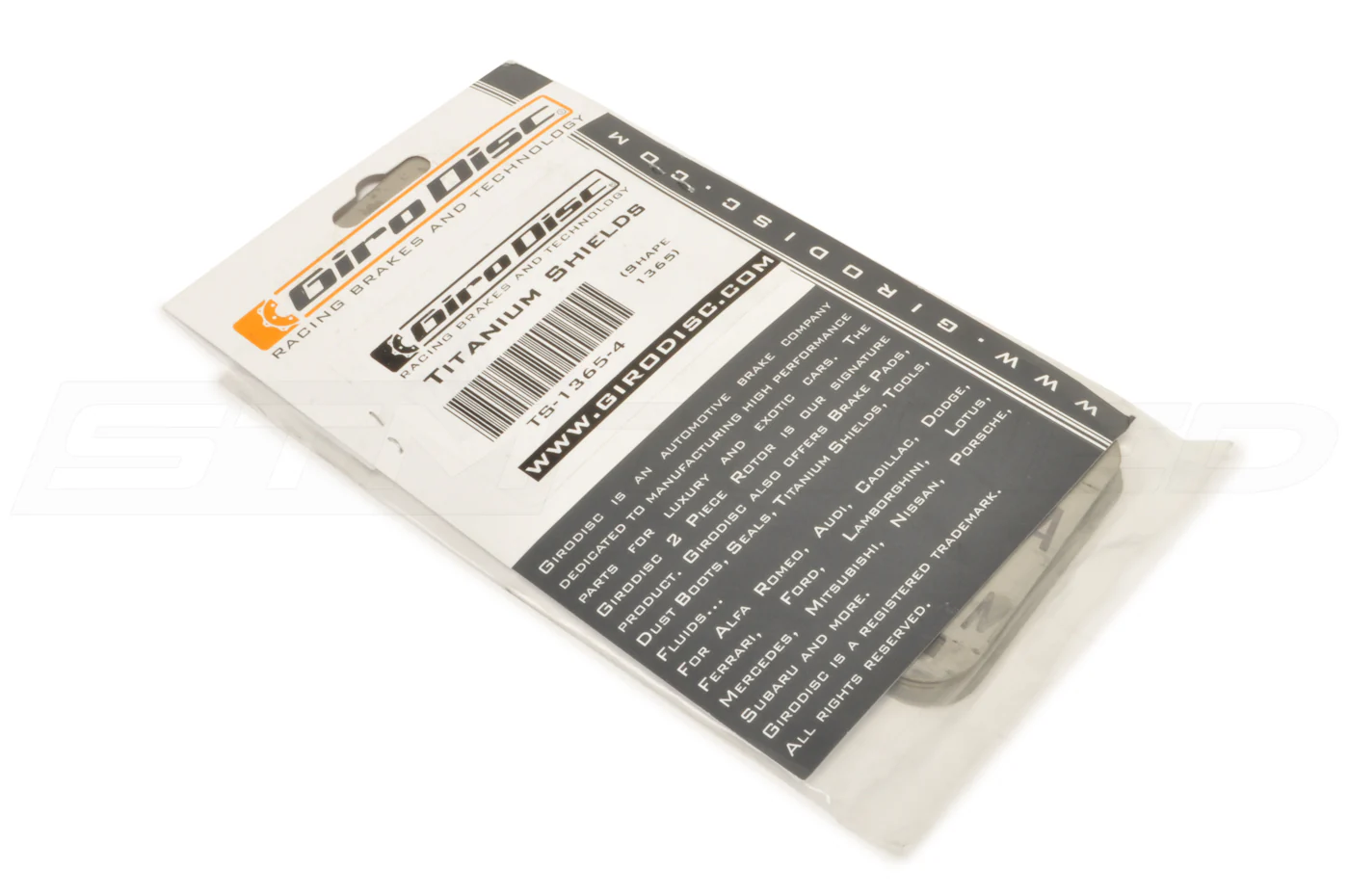 Girodisc Titanium Brake Pad Shields for Subaru STi - Image 3