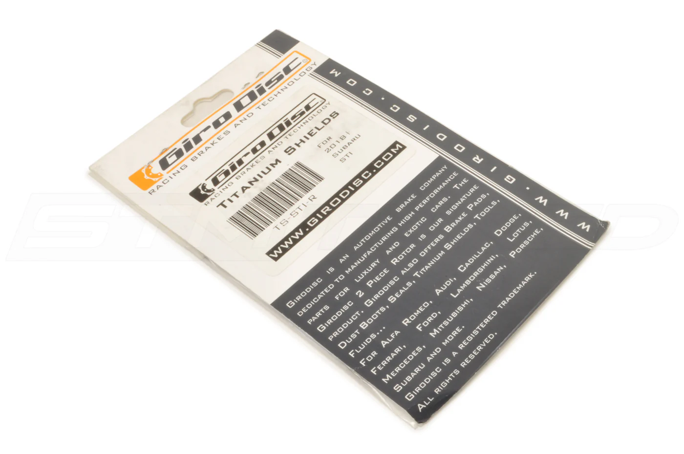 Girodisc Titanium Brake Pad Shields for Subaru STi - Image 7