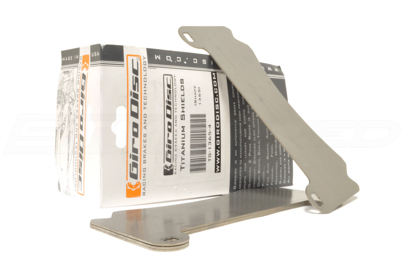 Girodisc Titanium Brake Pad Shields for Subaru STi - Image 8