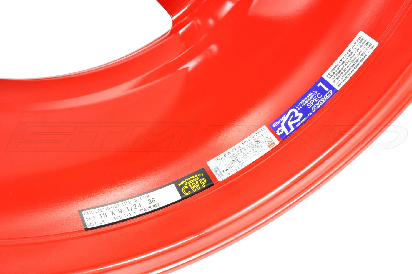 Gram Lights 57CR Milano Red Wheel - Image 5