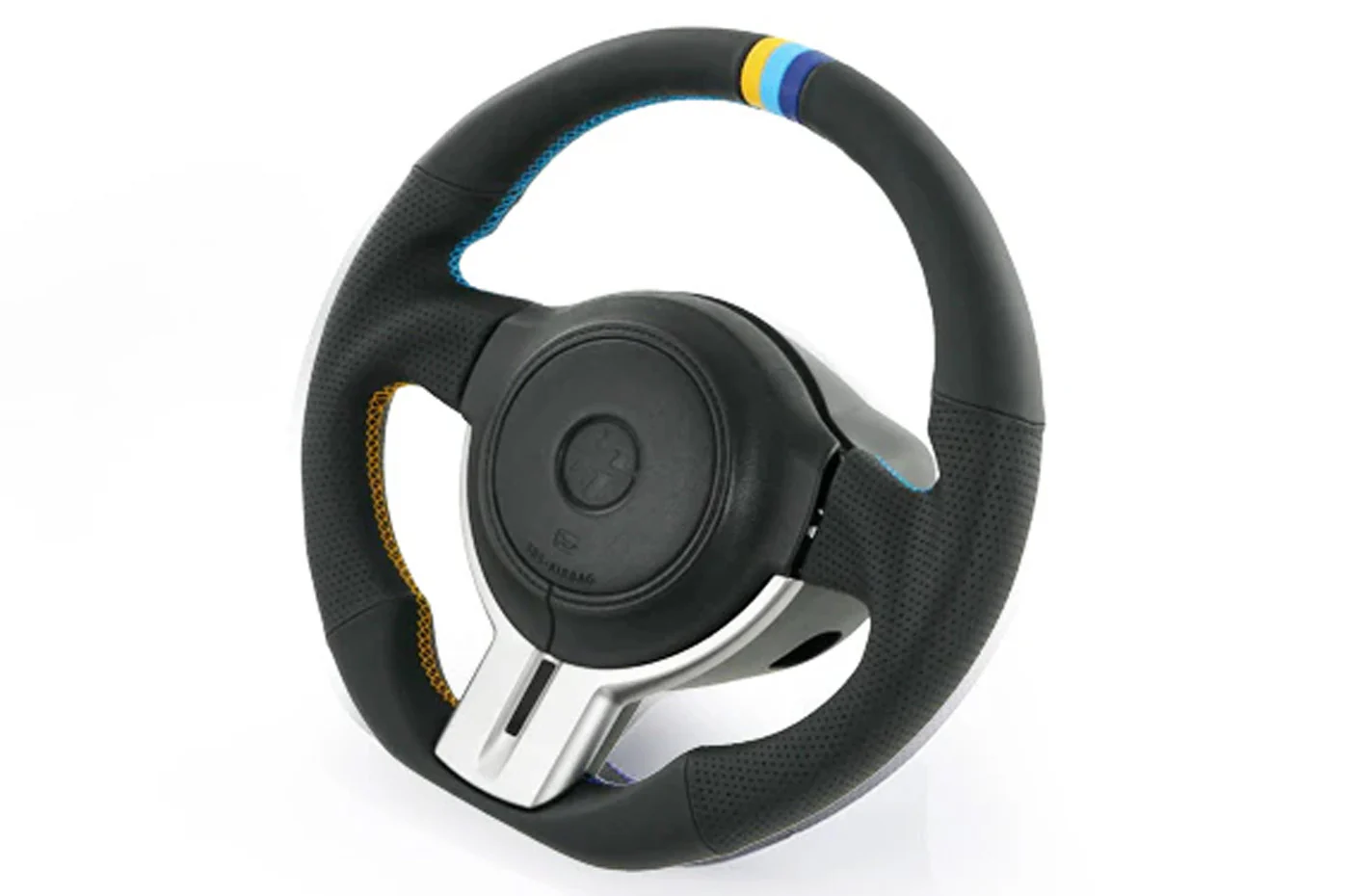GReddy Leather Steering Wheel 3 Color Stitch for ZN6/ZC6 GR86/FRS/BRZ (16610001) - Image 3