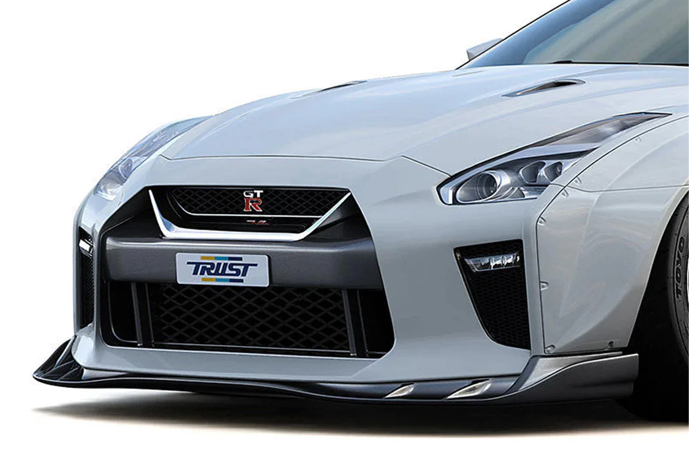 GReddy 2017-2021 Nissan R35 GTR Aero Front Lip Spoiler (17520253) *Discontinued*