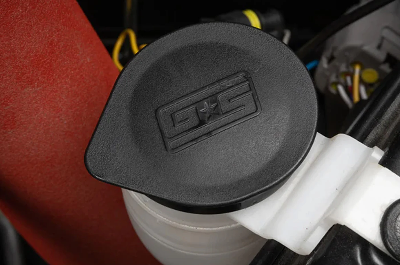 GrimmSpeed Engine Bay Reservoir Cap Set for 2002-2021 Subaru WRX STi (GRM120069) - Image 5
