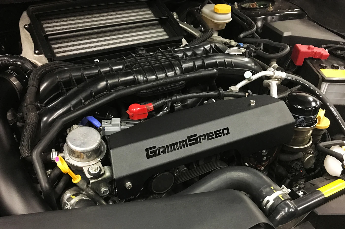 GrimmSpeed Engine Pulley Cover for 2015-2021 WRX - Image 2