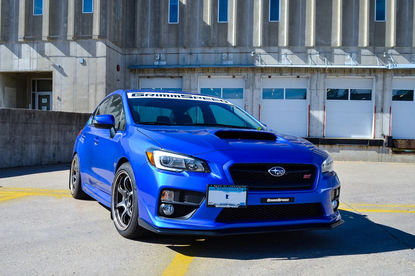 GrimmSpeed Front License Plate Delete for WRX/STi - Image 7
