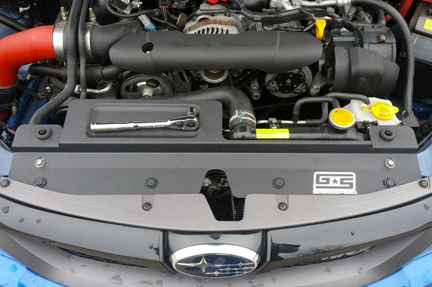 GrimmSpeed Radiator Shroud with Tool Tray for 08-14 WRX/STi - Image 3
