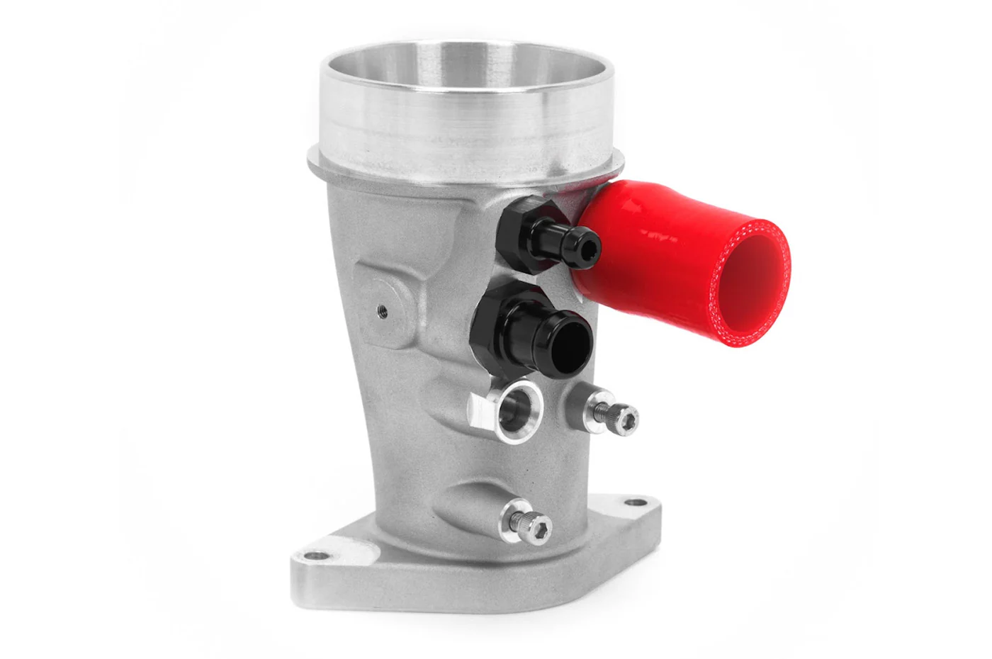 GrimmSpeed V2 Cast Aluminum Turbo Inlet for 2015-2021 Subaru WRX (GRM125034) - Image 3