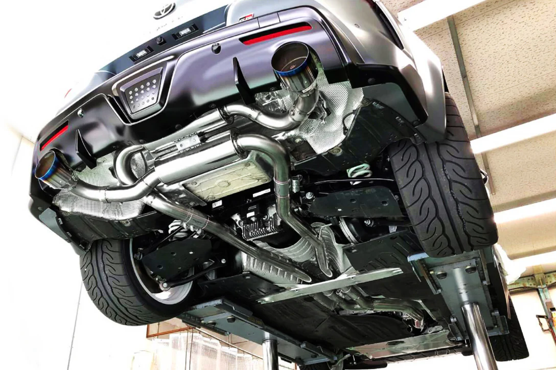 HKS Dual Muffler Exhaust for 2020 Supra (31014-KT001) - Image 6