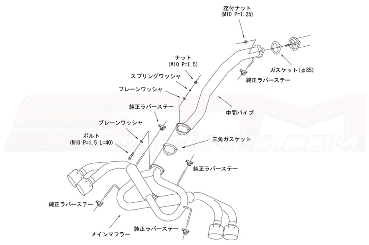 HKS Legamax Premium Exhaust for R35 GTR - Image 6