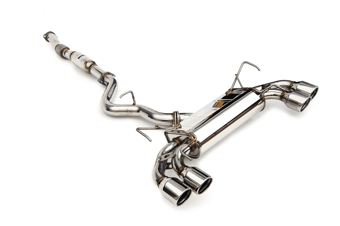 Invidia Q300 Cat-Back Exhaust for 08-14 WRX/STi Sedan - Image 4