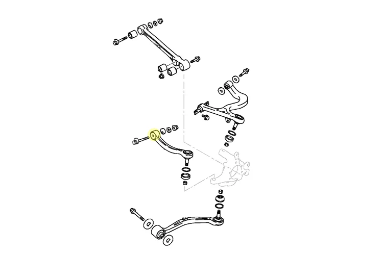 Whiteline Rear Bump Steer Correction Kit for Evo 4-9 (KCA388) - Image 3
