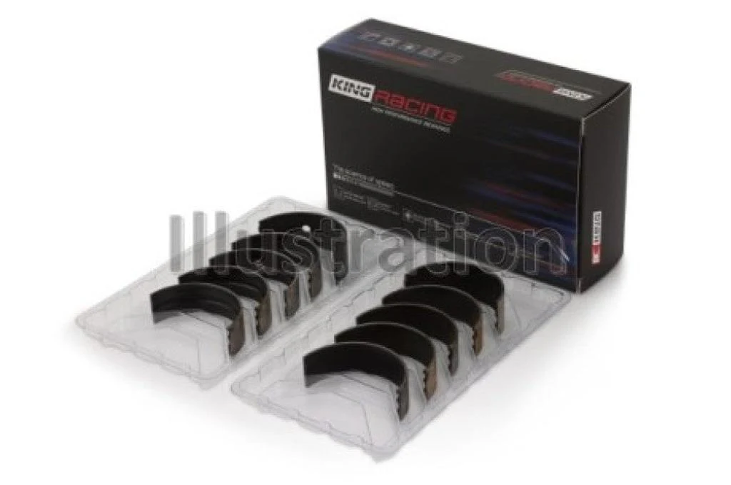 King Engine Bearings Acura D16A1/97-01 Honda H22A4/98+ F23A Performance Main Bearing Set - Size STD - Image 4