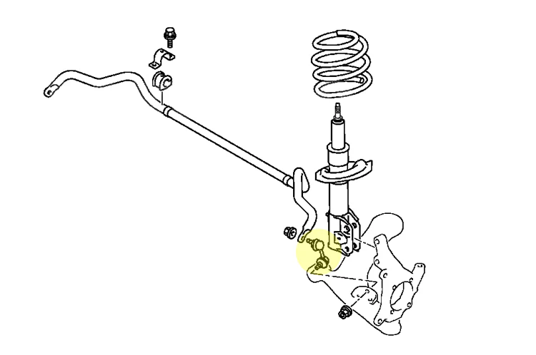 Whiteline Front Sway Bar Links for Evo 4-X (KLC139) - Image 3