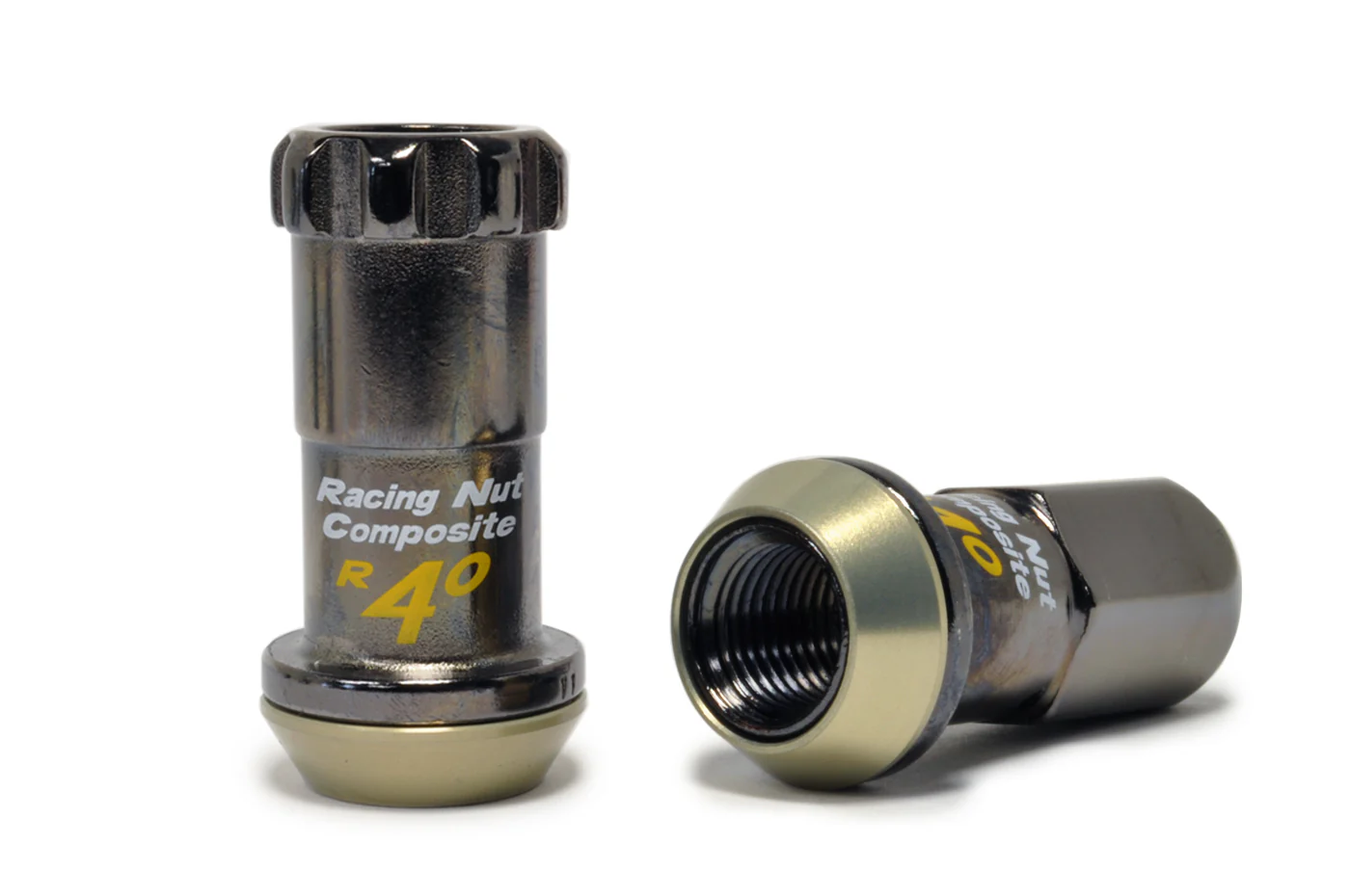 Project Kics R40 Black Lug Nuts with Locks (M12 x 1.5) (KRC11K)