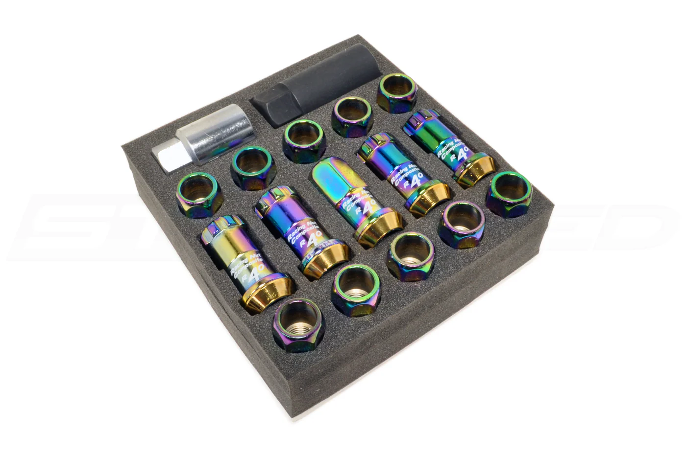 Project Kics R40 Neo Chrome Lug Nuts with Locks (M12 x 1.5) (KRC11N) - Image 3