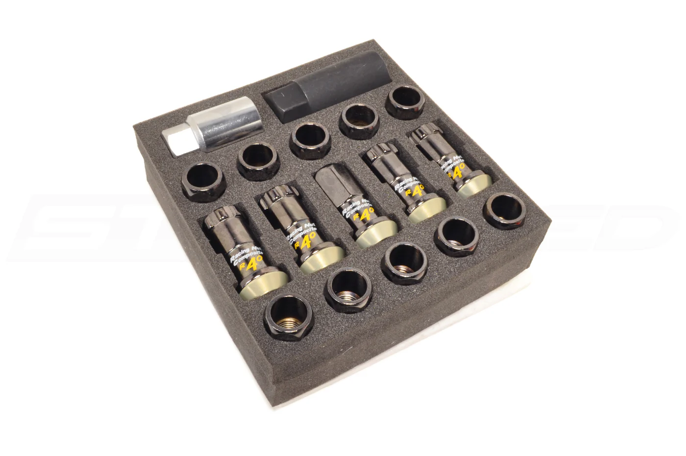 Project Kics R40 Black Lug Nuts with Locks (M12 x 1.25) (KRC13K) - Image 3