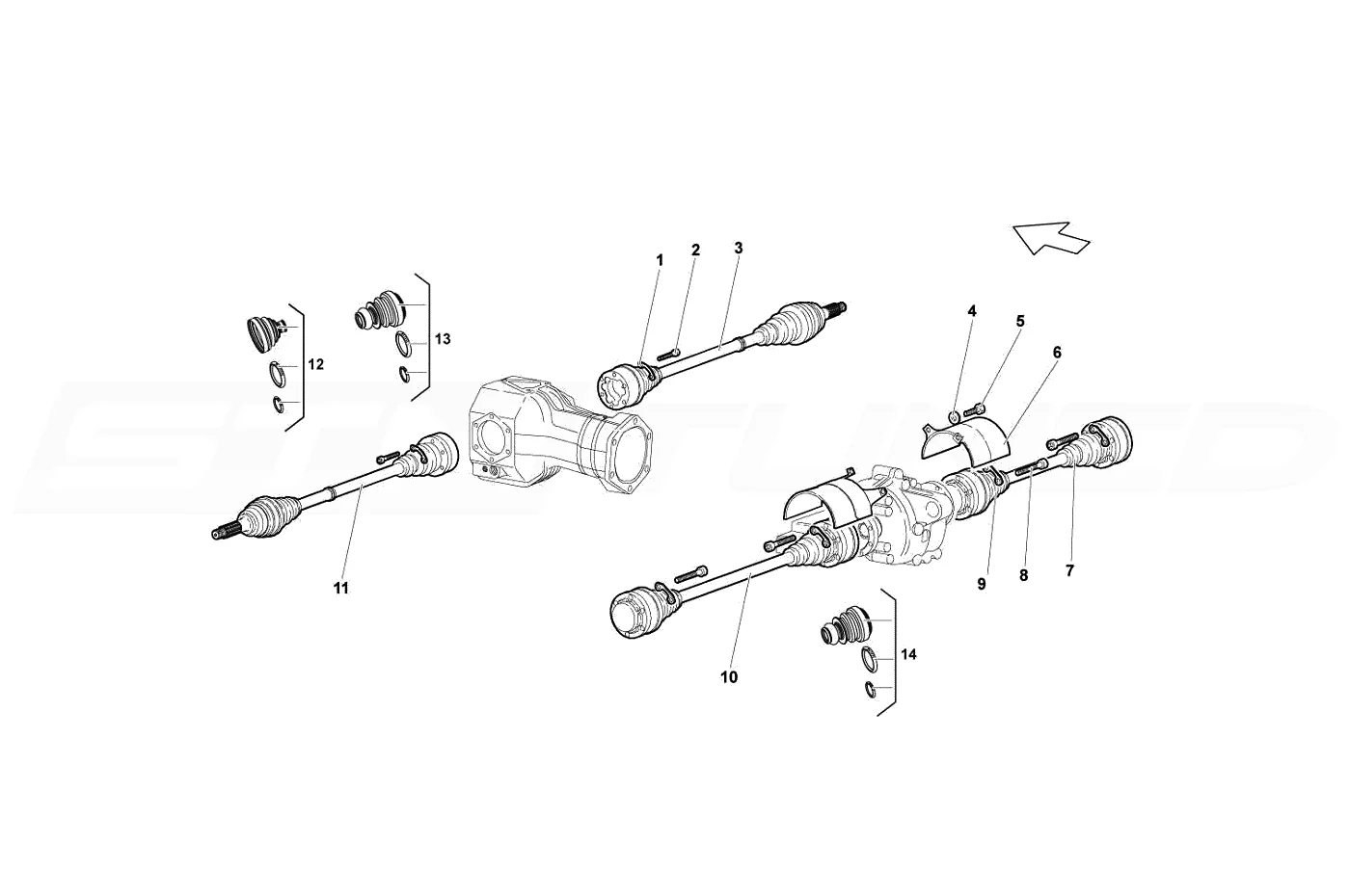 Lamborghini Front Axle Boot for Murcielago - Image 4