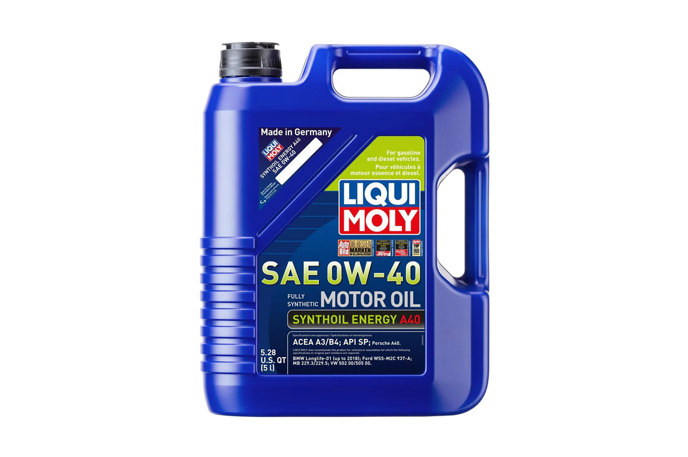 LIQUI MOLY Synthoil Energy A40 Engine Oil 0W-40 - Image 3