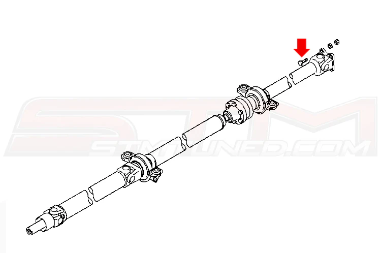 Mitsubishi OEM Driveshaft to Rear End Bolt for DSM & Evo 7/8/9 (MB000938) - Image 5