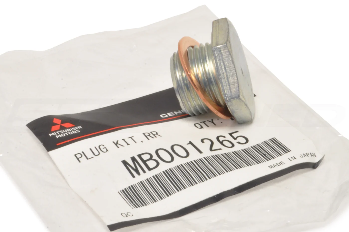 Mitsubishi OEM M18 Magnetic Drain Plug (MB001265) - Image 3