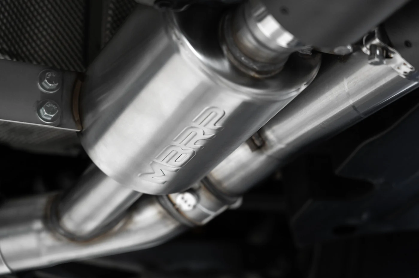 MBRP Resonator-Back Quad Exit Exhaust for F87 BMW M2 Competition (S45023CF) - Image 5