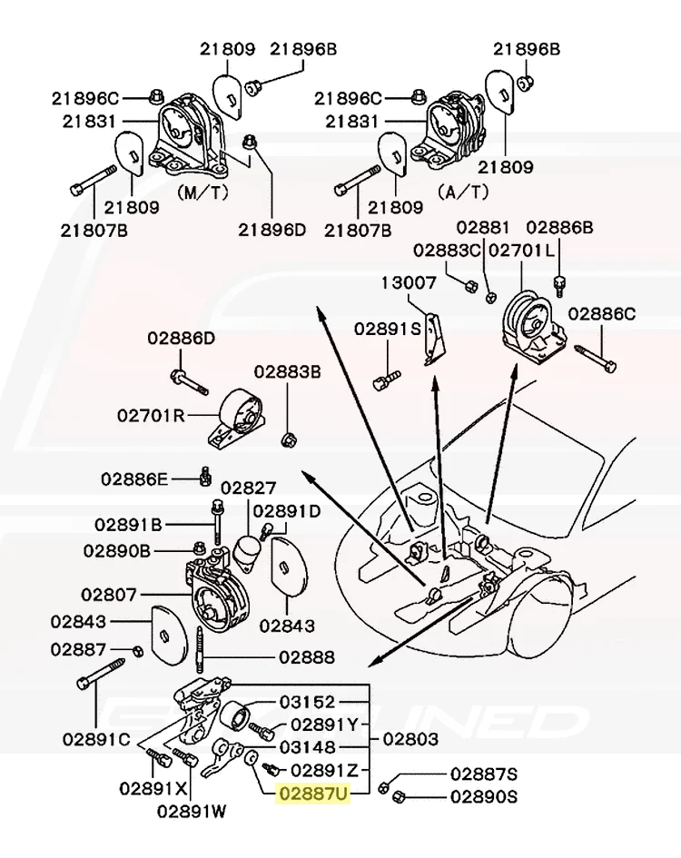 Mitsubishi OEM Timing Tensioner Arm Washer for Evo 4-9/2G DSM (MD129421) - Image 4