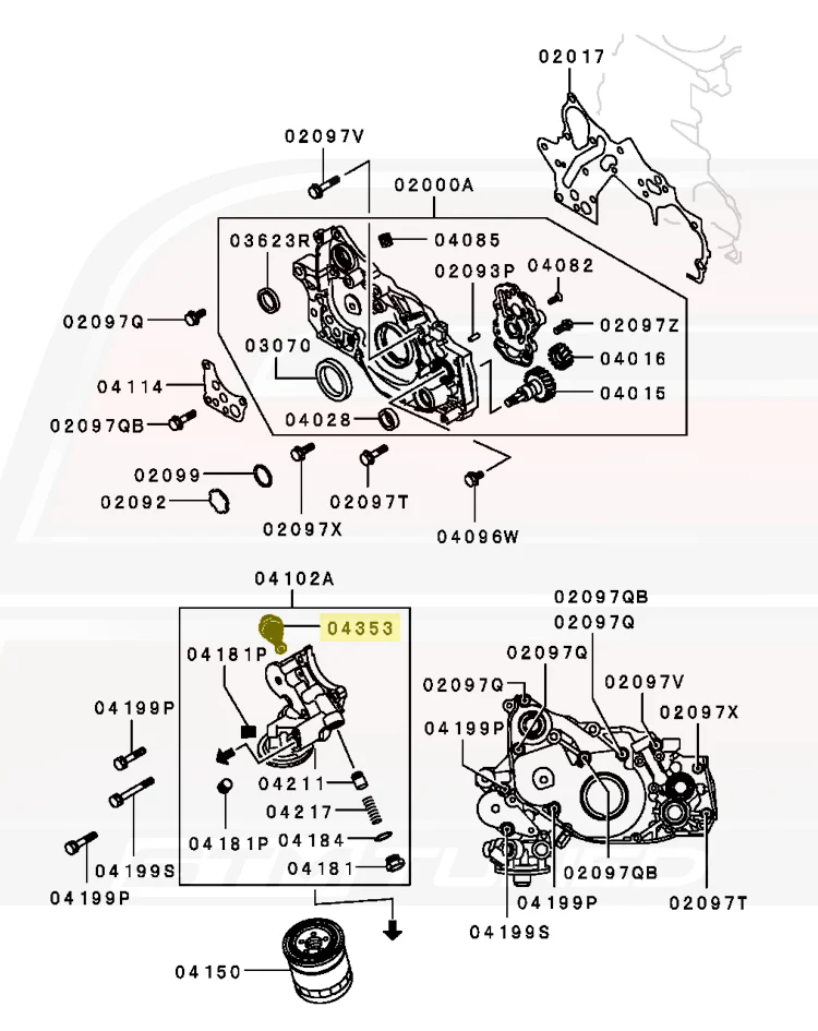 Mitsubishi OEM Oil Cooler By-Pass Valve for Evo 5-X (MD356695) - Image 4