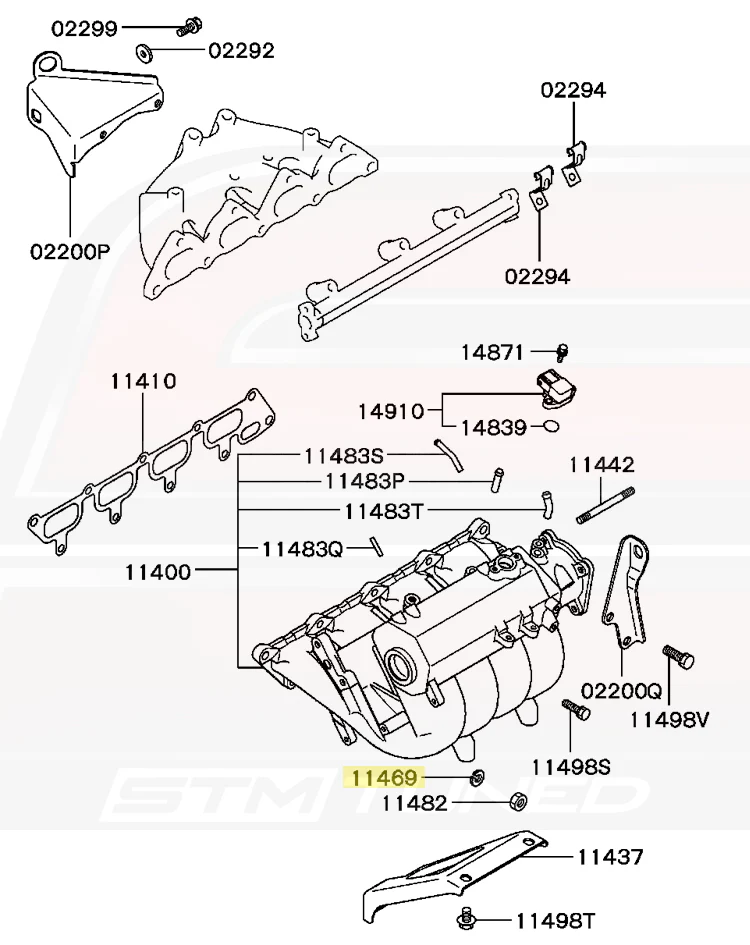 Mitsubishi OEM M10 Lock Washer for Evo DSM (MF450406) - Image 3