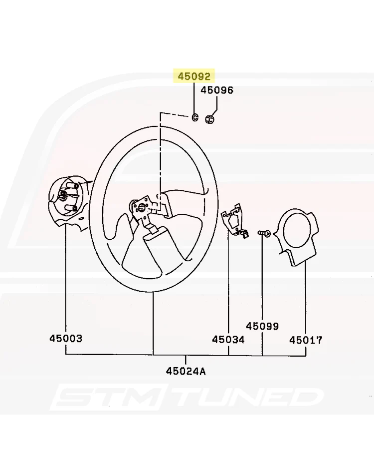 Mitsubishi OEM M12 Lock Washer for Evo/DSM (MF450407) - Image 3