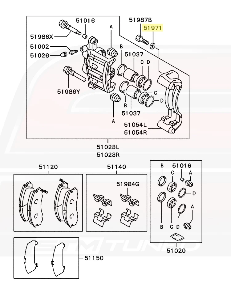 Mitsubishi OEM M12 Lock Washer for Evo/DSM (MF450407) - Image 5